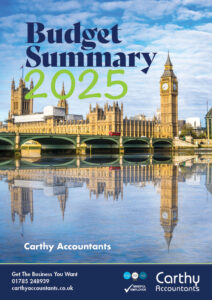 Budget Summary 2025 from Carthy Accountants in Stafford