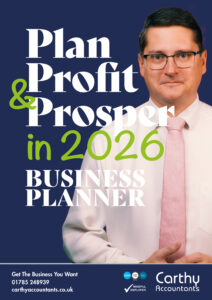 Plan, Profit and Prosper Business Planner Free Download by Carthy Accountants