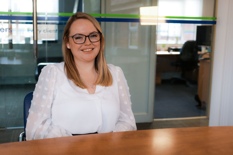 Zoe Bradley, Accounting Technician with Carthy Accountants in Stafford