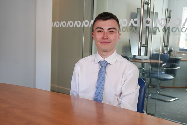 Jacob Hind, Senior Accounting Technician, Carthy Accountants, Stafford.
